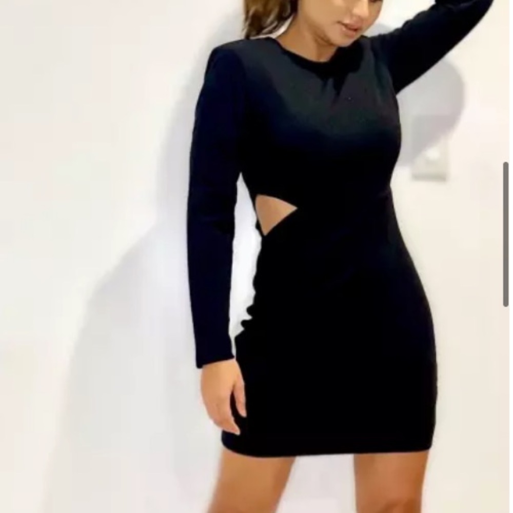 New Express black side cut-out cocktail dress, size medium